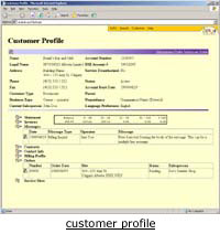 customer profile