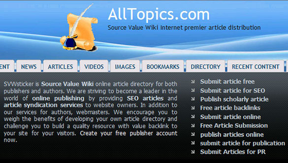 All Topics Site