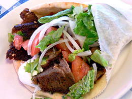 Gyros Sandwich from Lefteris in Tarrytown, NY