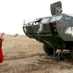 Priest Blesses Armored Vehicle